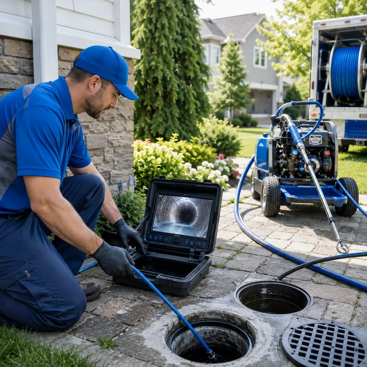 Outdoor drain cleaning professionals serving Clovis, CA